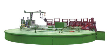 Sponge production line with high pressure foaming machine