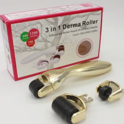 2016 extra large body derma roller derma roller 3 in 1 medical grade derma roller wholesale