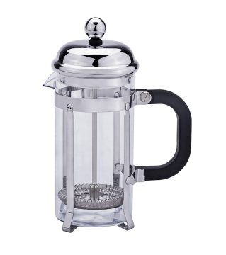 French Press Coffee and Tea Maker: Heat-Resistant Borosilicate Glass, Filter Screens, Durable Design, 1000ML Capacity