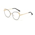 Gold Cat Eye Blue Light Cool Optical Glasses