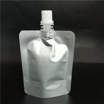 pure aluminum liquid packaging stand up pouch