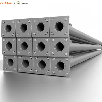 3M Galvanized Steel Conical Square Octagonal Lamp Post