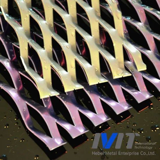 aluminium expanded metal mesh door(manufacturer)