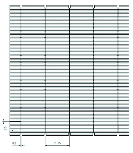 Celda solar policristalina 5bb para kit de hogar