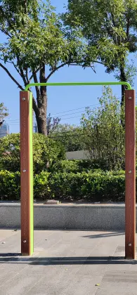 Outdoor gym Equipment Single Pull-up Bar Station