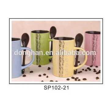 250ml ceramic Mug with spoon