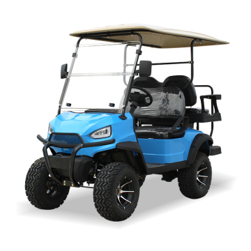 Mengangkat kereta golf utiliti elektrik 4 tempat duduk dengan motor 48v5kw ac