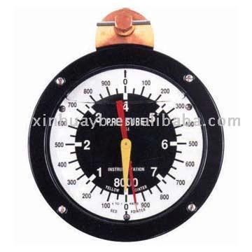 Dual Pointer Pressure Gauge