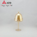 3 PCS/SET plating amber cake stand cake plate