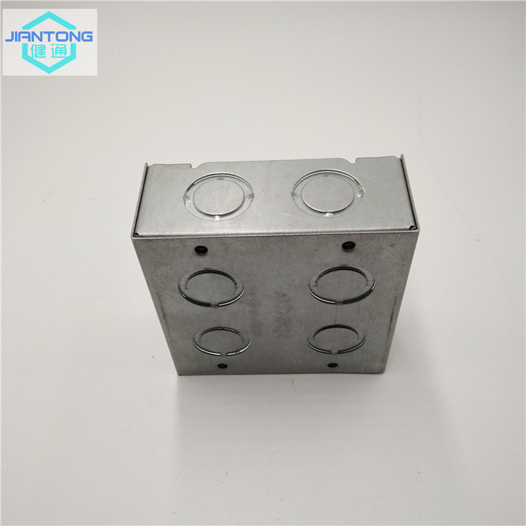 galvanized sheet metal stamped electrical junction box