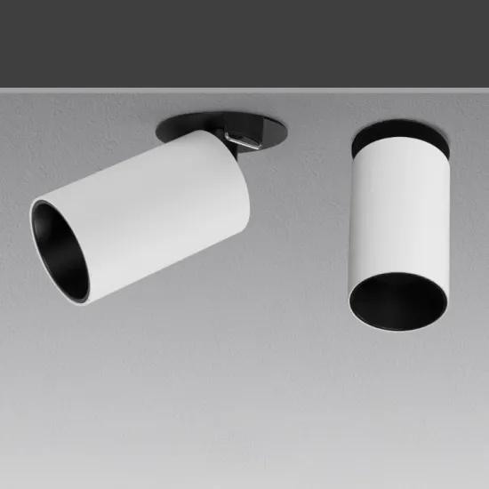 High Power Aluminum Recessed 11W Round White/Black LED Downlight