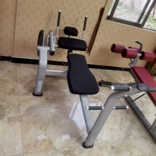 Sport equipment training crunch bench abdominal machine