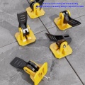 Tile laying press screed