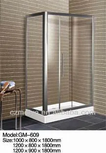 Australian Standard glass shower room