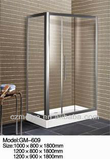 Australian Standard glass shower room