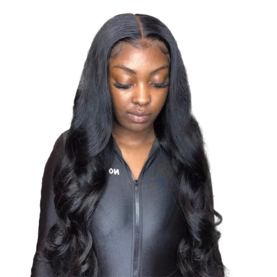 Wholesale HD lace front wig 180 Density body wave 100 Brazilian Virgin Hair closure human hair wigs for black women