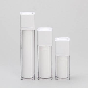 Twisted Up Square Shape Airless Bottles Container