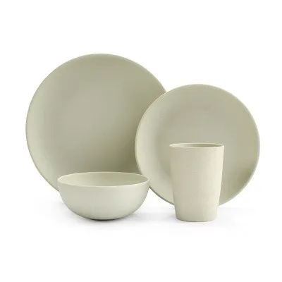 Anhui eco bamboo fiber tableware set