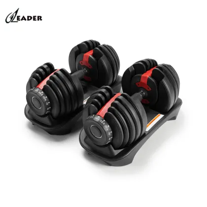 Quickly Adjustable Gym Equipment Fitness Steel Dumbbells - 5Kg to 50Kg