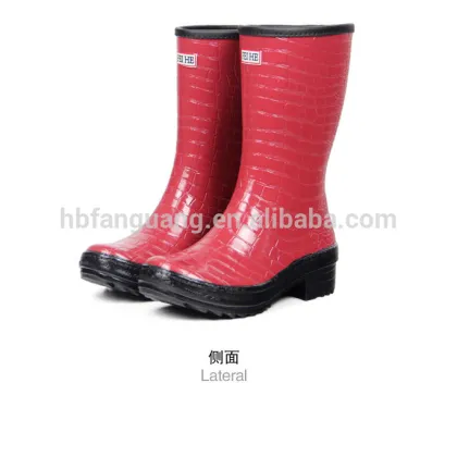 ladies rain rubber boots