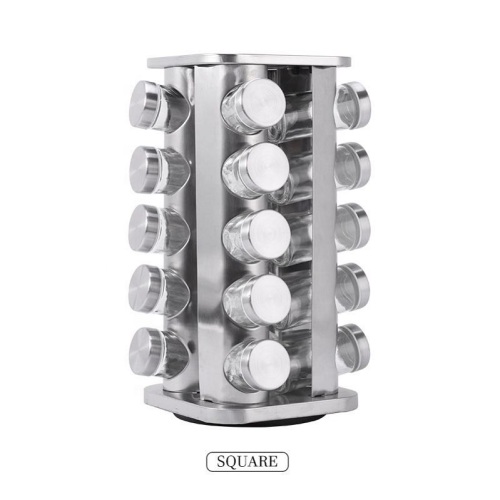 360 Rotating Storage Basket Spice Holder Jar Rack