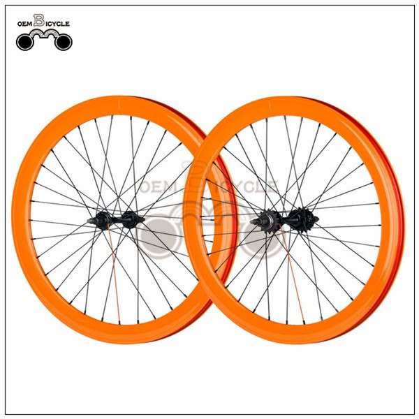 700C 40mm fix double-walled aluminum wheelset6