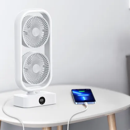 Double Head Electric Fan