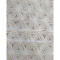 tecido de bordado de flor de chiffon