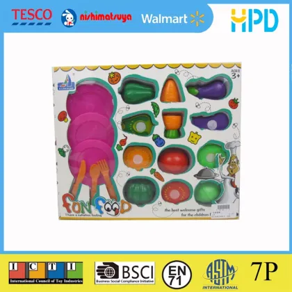 happy Fruit Vegetable Cutting pretend kitchen toys