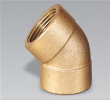 Brass 45' Female Elbow