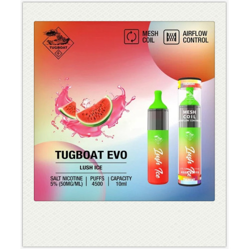 Tugboat Evo 4500 Puffs Disposable Kit Portugal