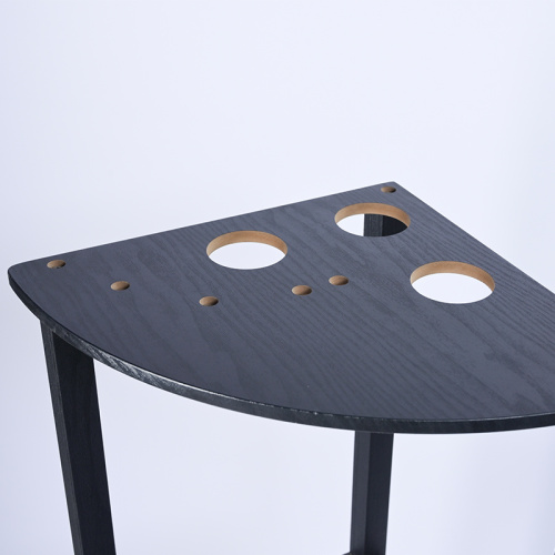 Wooden Fan Shelf Lamp for Modern Living Room