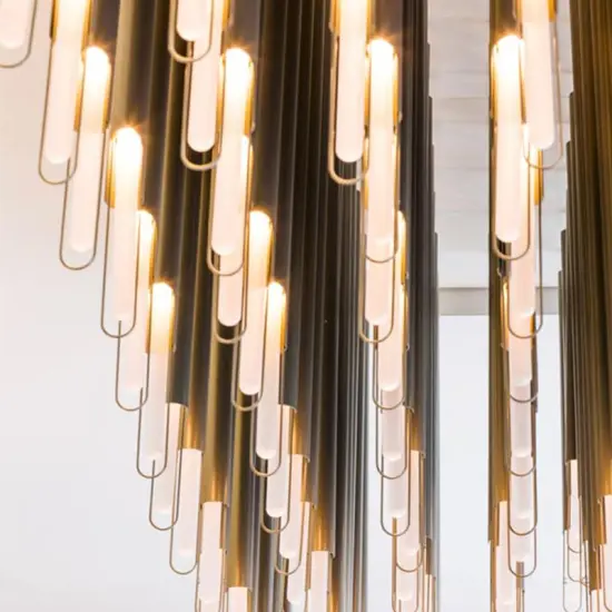 INSHINE Strip Gold Simple Aesthetically Pendant Light