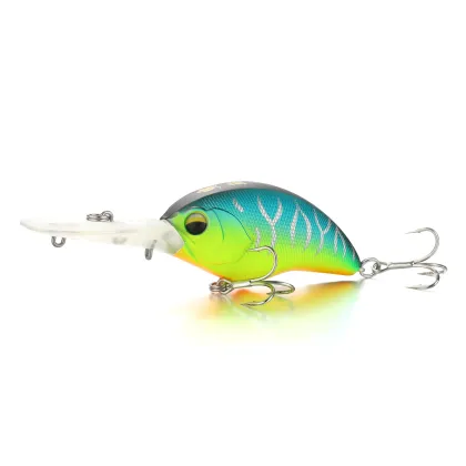 Deep CrankBait Lure for Saltwater Fishing - Pesca 61mm 18g Artificial Bait for Bass, Sea Snapper, Grouper