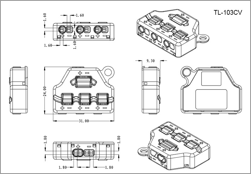 LED Connector System for Parallel and Series 