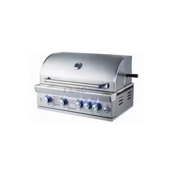 Modern Commercial Barbecue Burners Outdoor Kitchen Independent Gas BBQ Grill with Cabinet
