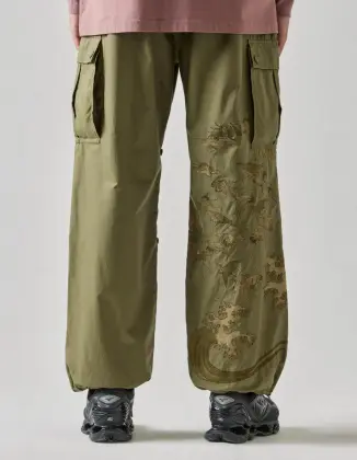 Green Mens Cargo Pants