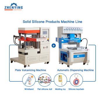 Solid Silicone Forming Machine Cover Case Labels Production