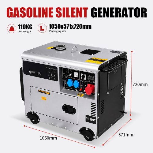 Générateur d'essence silencieux portable 5 kW