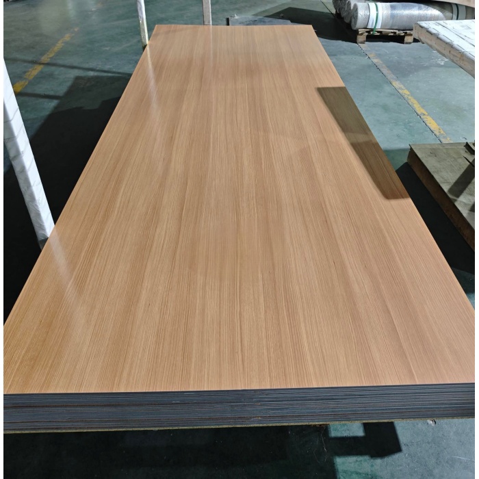 Cermin Antik Fused Wood Veneer Veneer Metallic Accent Panel untuk dinding dalaman runcit mewah kontemporari