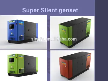 Singfo Company 50kw Silent Diesel Generator for Sale