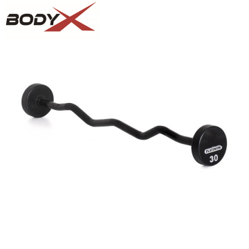 Urethan umhüllt gerade Langhantel - EZ Curl Langhantel 30-90 lbs