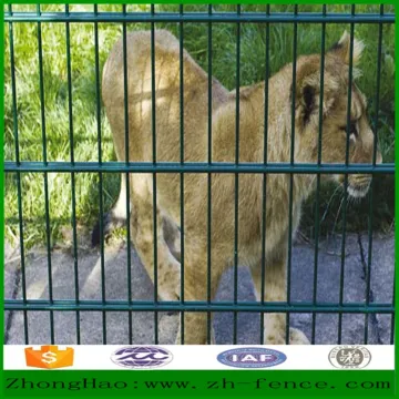 PVC coated/powder coated /hot dipped galvanized double wire residential fence