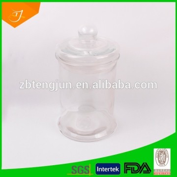 clear airtight food jars, food grade airtight glass storage jars design, storage jar with lid