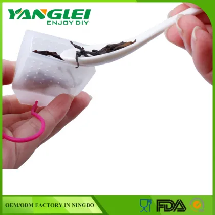 Food Grade tea pot with tea strainer silicone tea infuser