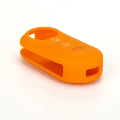 Silicone car key case in key wallet