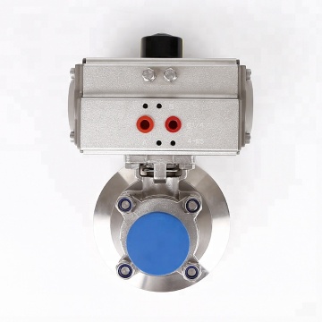 SS304 Pneumatic Triclamp Tank Bottom Ball Valve