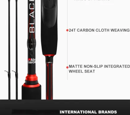 Abu Garcia New Black Max BMAX Baitcasting Rod for Lure Fishing