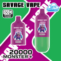 Savage Monster +20000 Puffs Eu Warehouse