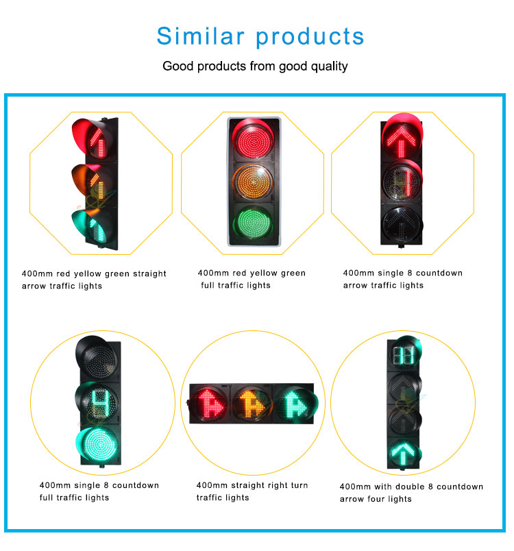 400mm arrow traffic signal light_08